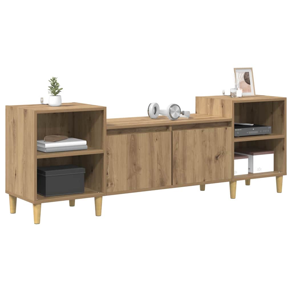 TV ormar Umjetnički hrast 160 x 35 x 55 cm Konstruirano drvo