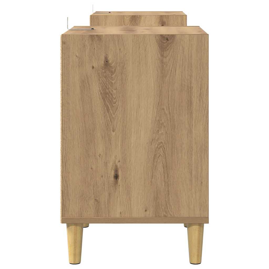 TV ormar Umjetnički hrast 160 x 35 x 55 cm Konstruirano drvo