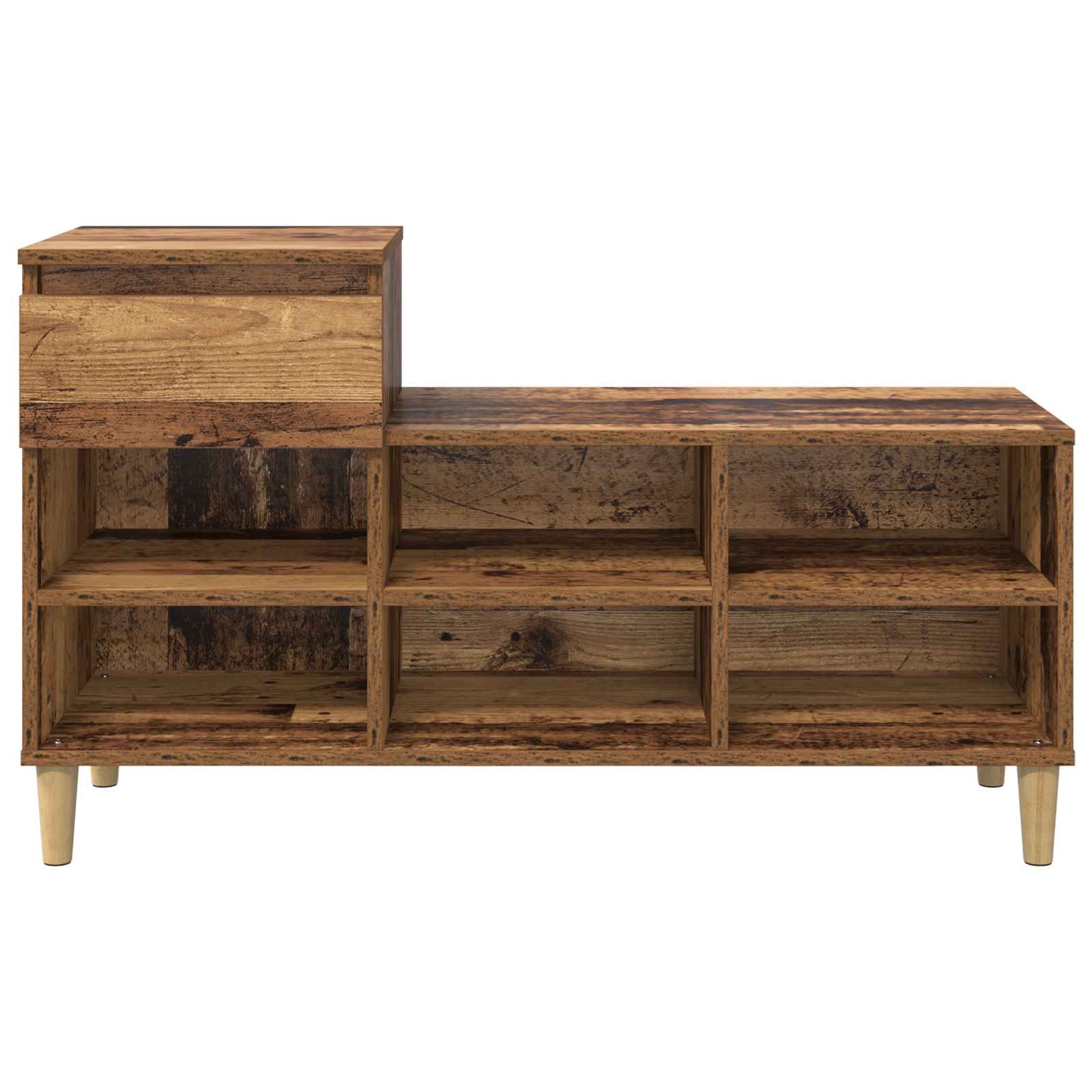 Ormar za cipele Staro drvo 102 x 36 x 60 cm Konstruirano drvo