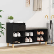 Ormar za cipele Crni hrast 102 x 36 x 60 cm Konstruirano drvo