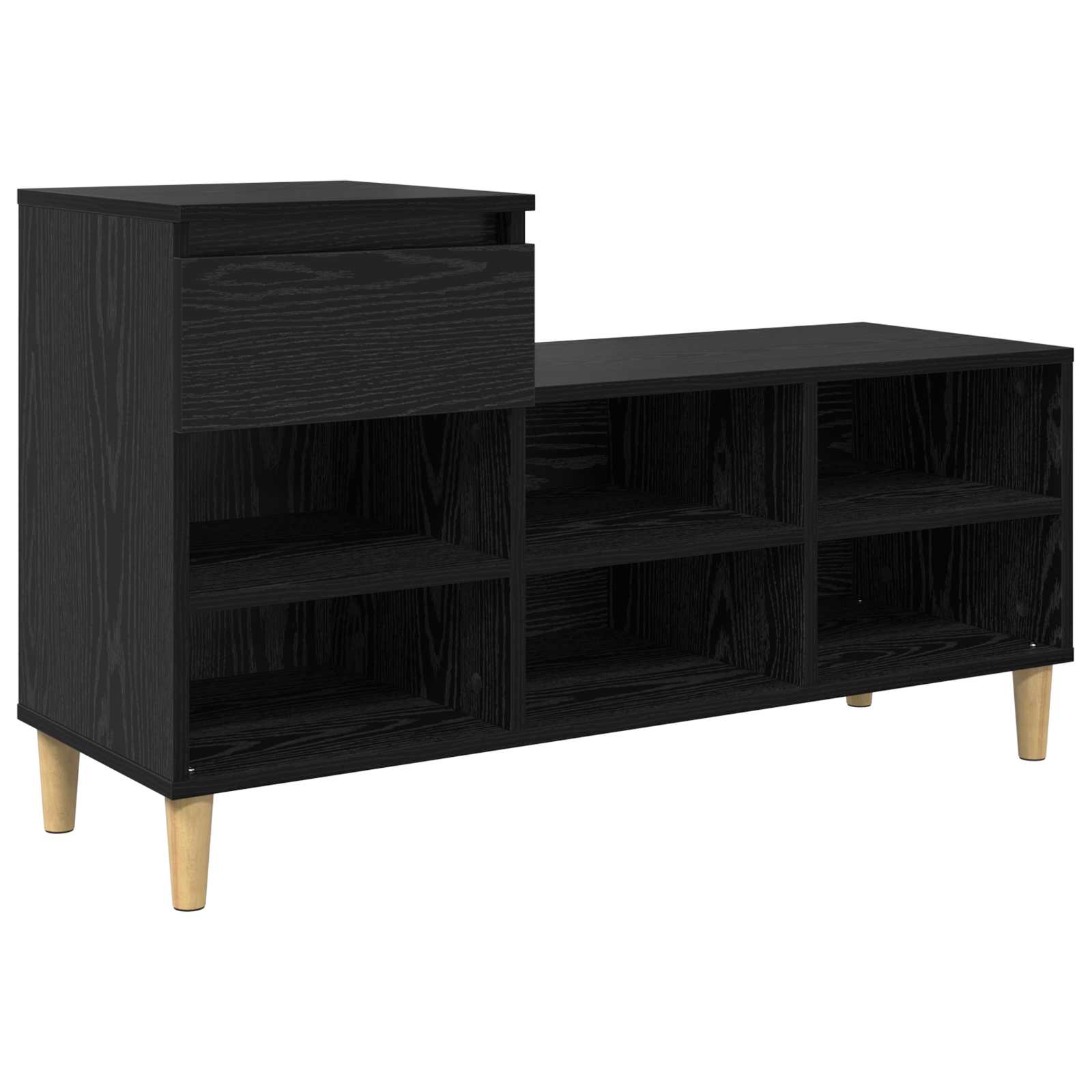 Ormar za cipele Crni hrast 102 x 36 x 60 cm Konstruirano drvo