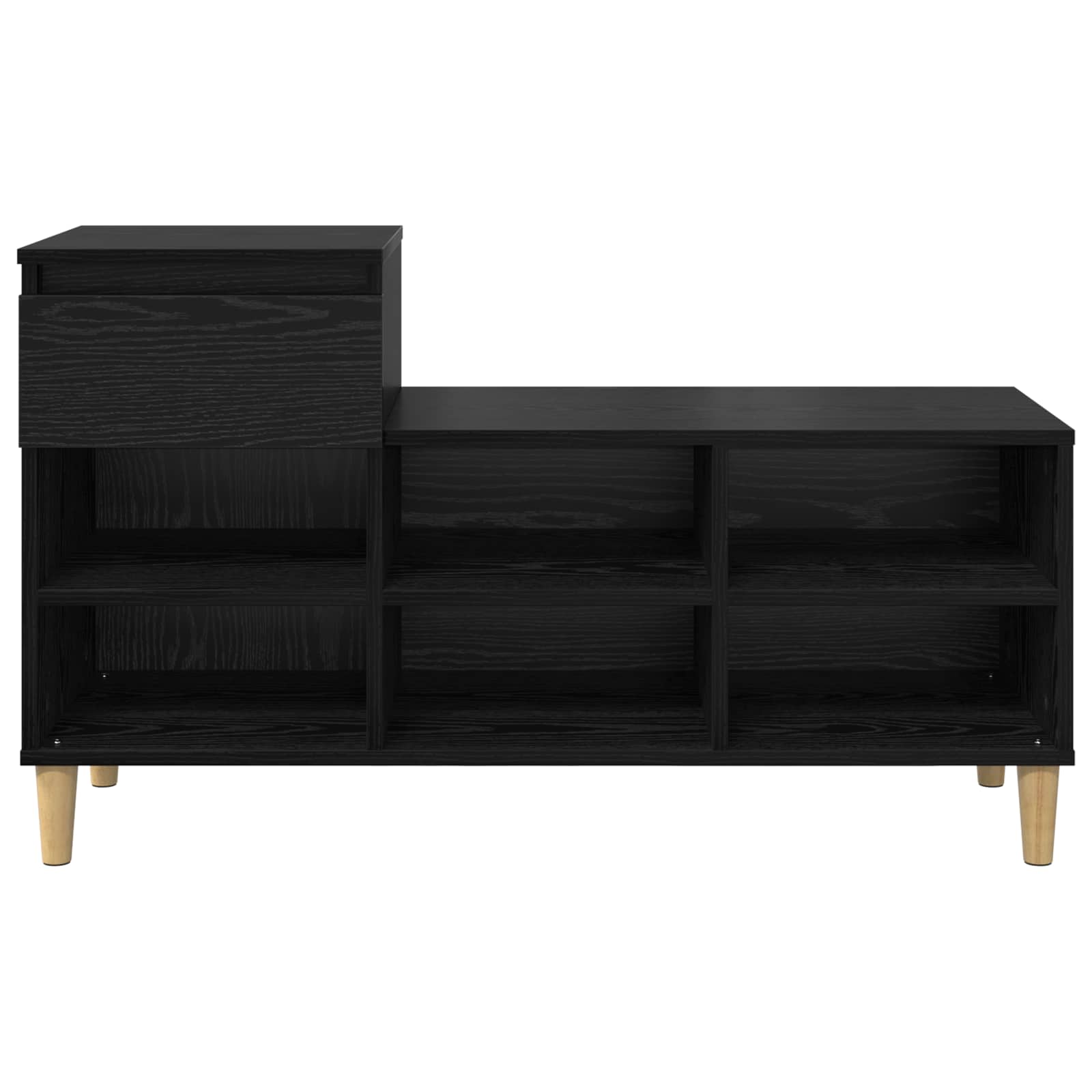 Ormar za cipele Crni hrast 102 x 36 x 60 cm Konstruirano drvo