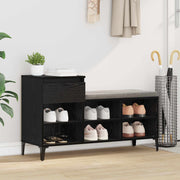 Ormar za cipele Crni hrast 102 x 36 x 60 cm Konstruirano drvo