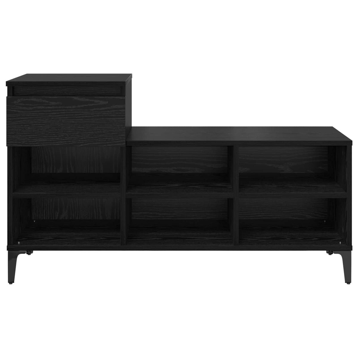Ormar za cipele Crni hrast 102 x 36 x 60 cm Konstruirano drvo