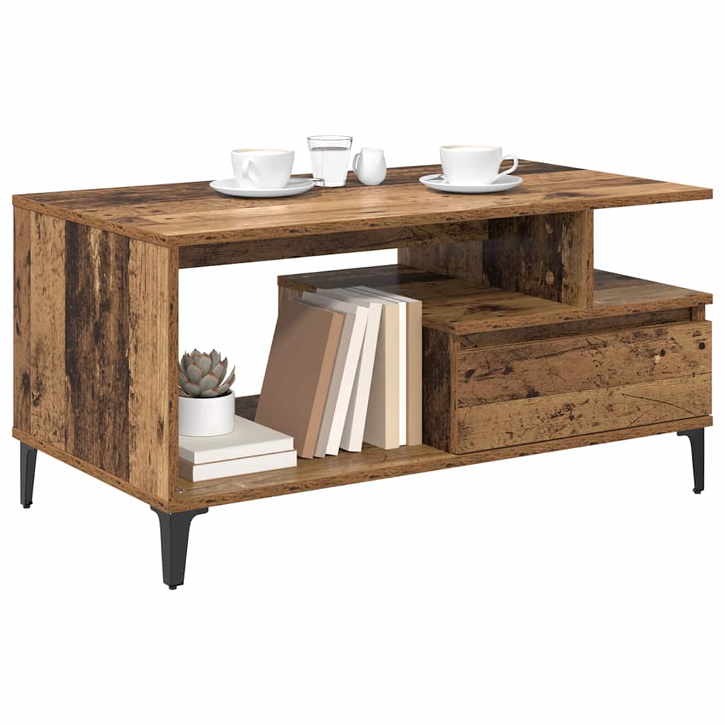 Kava Stol Staro drvo 90 x 49 x 45 cm Konstruirano drvo