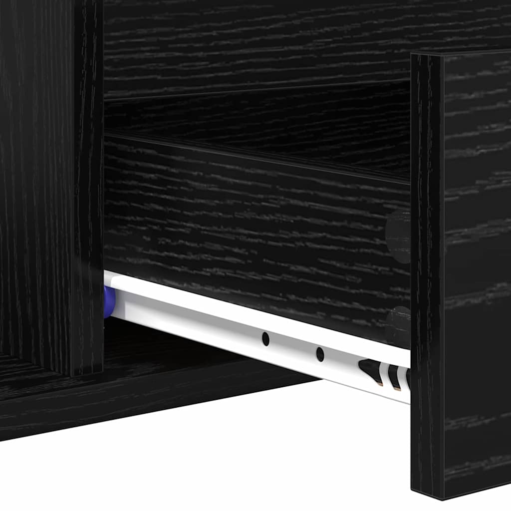 Kava Stol Crni hrast 90 x 49 x 45 cm Konstruirano drvo