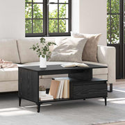 Kava Stol Crni hrast 90 x 49 x 45 cm Konstruirano drvo