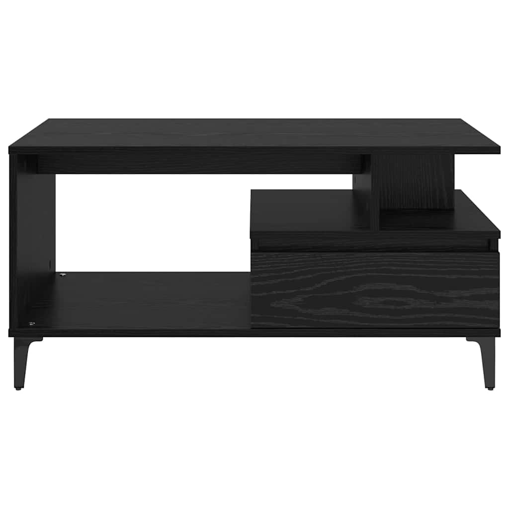 Kava Stol Crni hrast 90 x 49 x 45 cm Konstruirano drvo