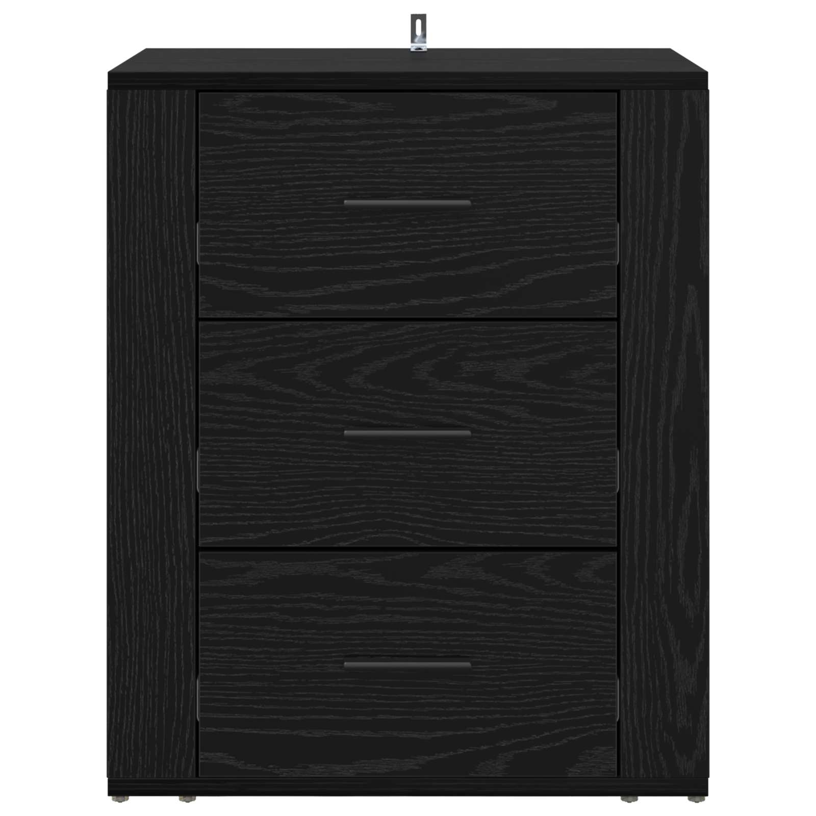 Noćni ormar Crni hrast 35 x 50 x 60 cm Konstruirano drvo