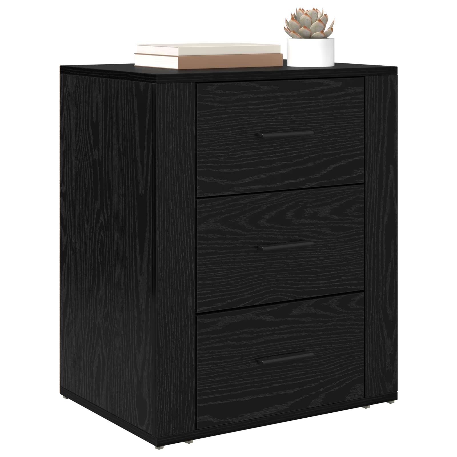 Noćni ormar Crni hrast 35 x 50 x 60 cm Konstruirano drvo