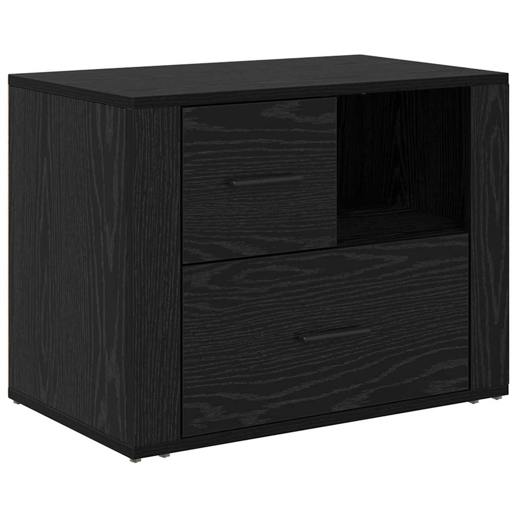Noćni ormar Crni hrast 35 x 60 x 50 cm Konstruirano drvo