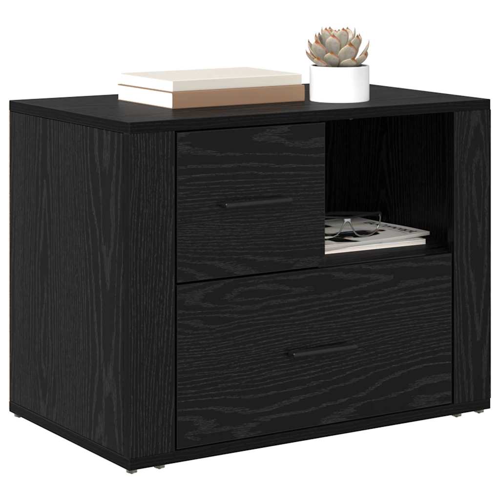 Noćni ormar Crni hrast 35 x 60 x 50 cm Konstruirano drvo