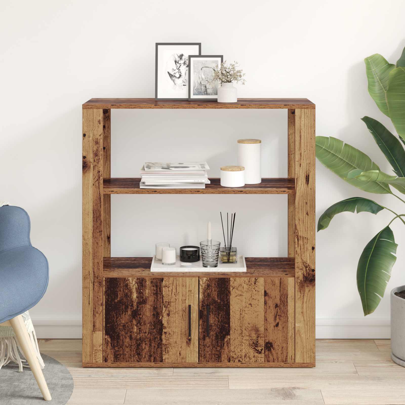 Kreveta Staro drvo 30 x 80 x 90 cm Konstruirano drvo