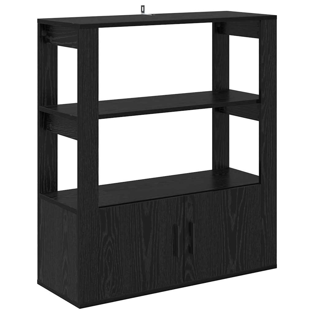 Kreveta Crni hrast 30 x 80 x 90 cm Konstruirano drvo