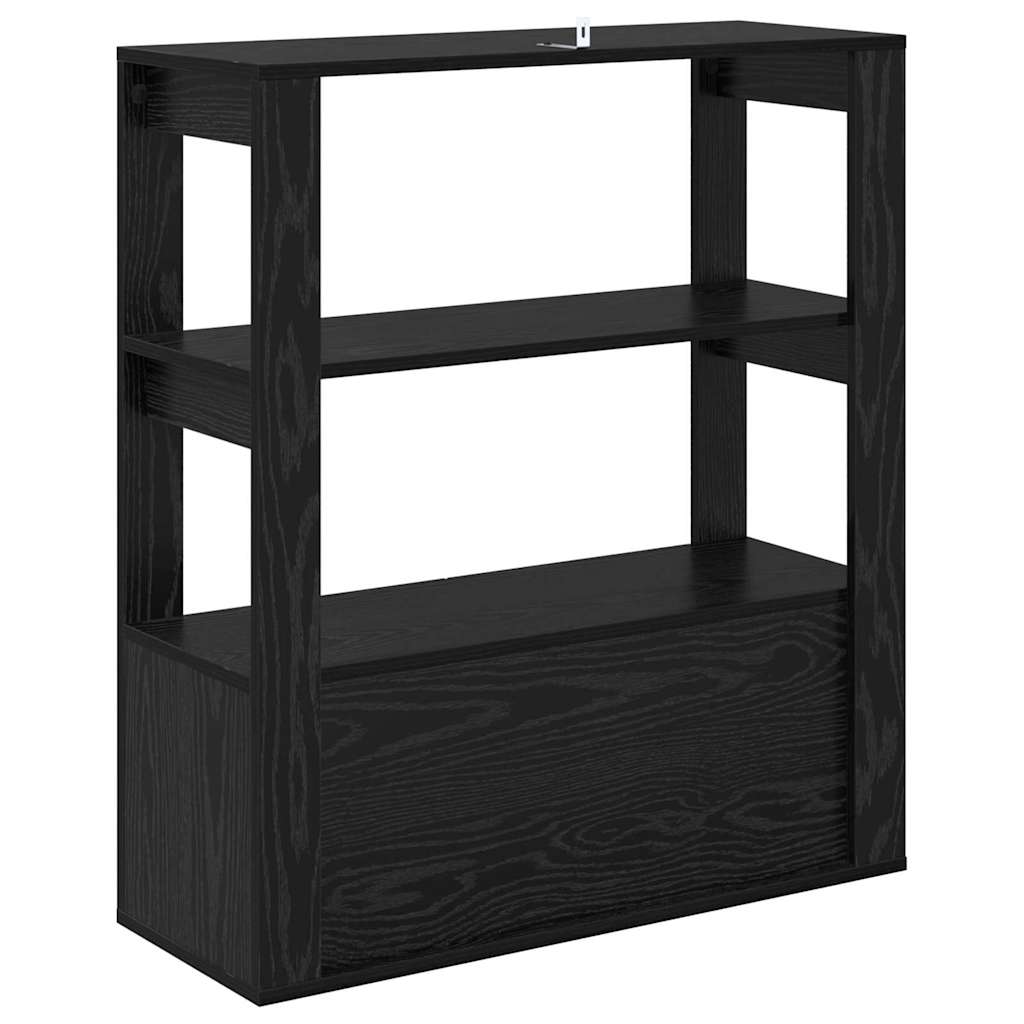 Kreveta Crni hrast 30 x 80 x 90 cm Konstruirano drvo