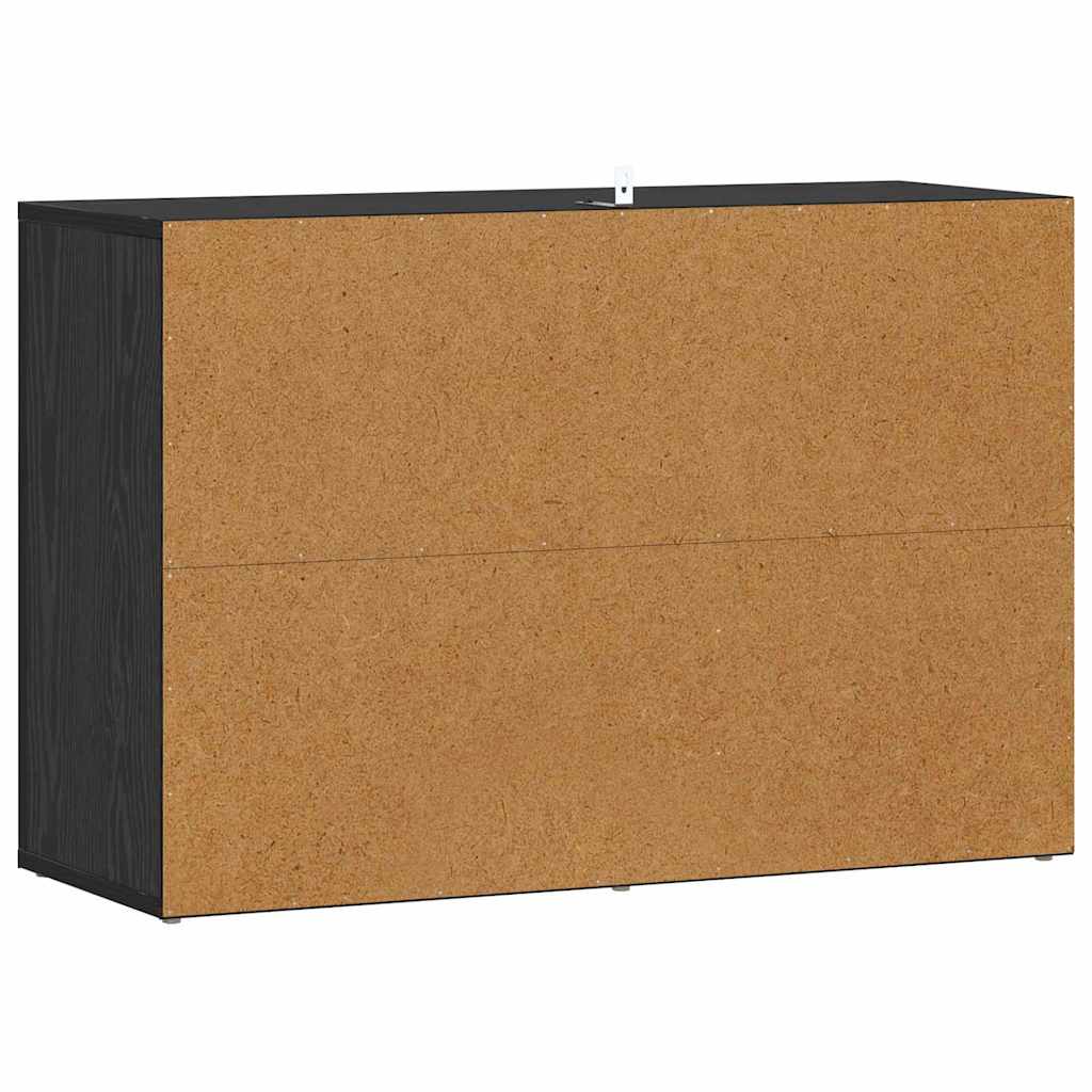 Kreveta Crni hrast 80 x 30 x 53 cm Konstruirano drvo