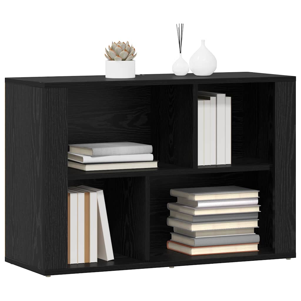 Kreveta Crni hrast 80 x 30 x 53 cm Konstruirano drvo