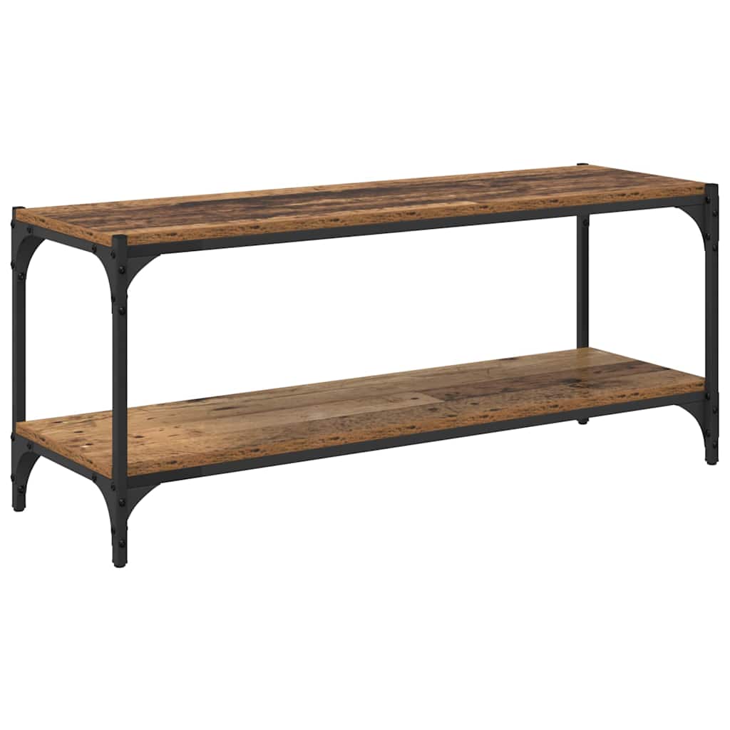 TV ormar Staro drvo 100x33x41cm Obrađeno drvo i čelik