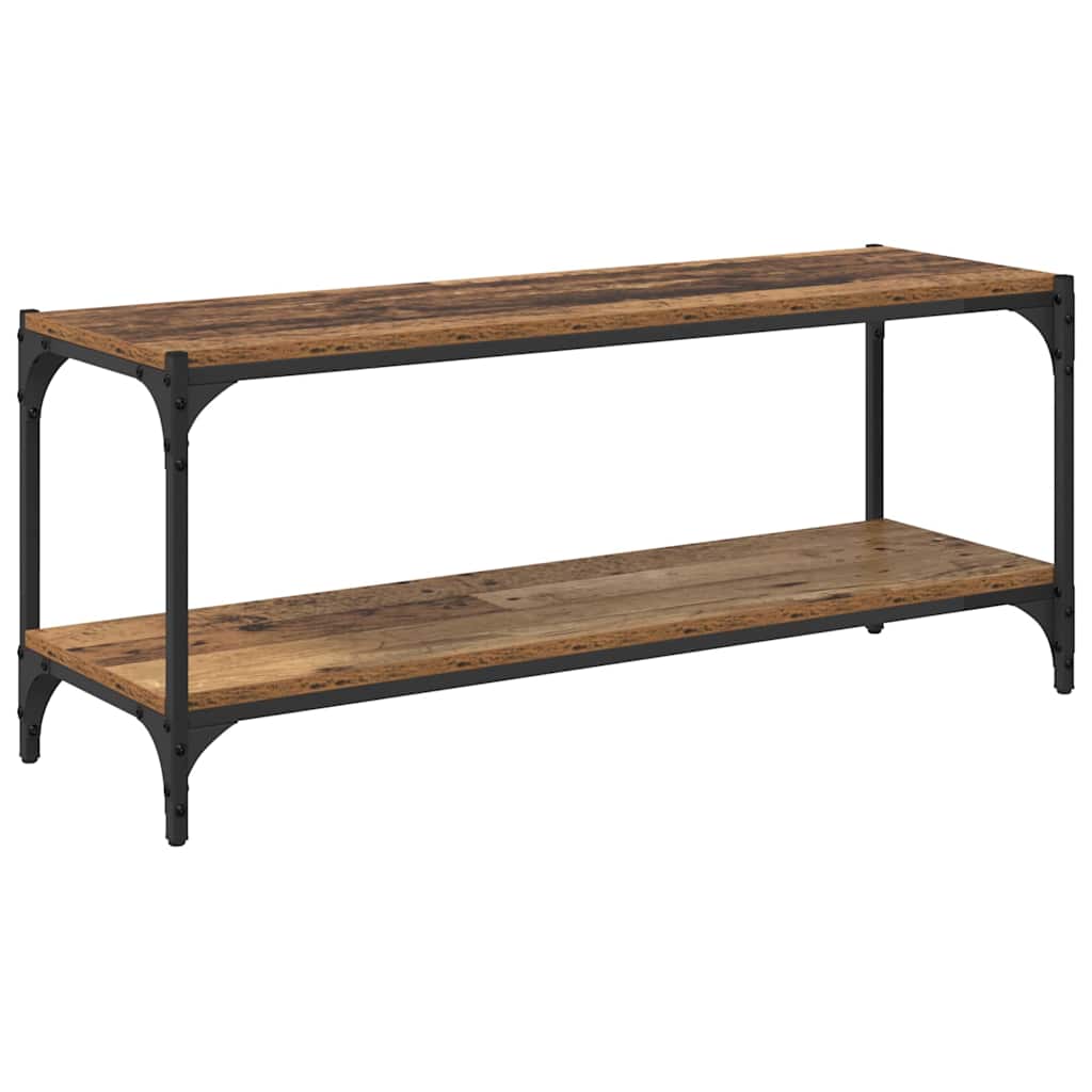 TV ormar Staro drvo 100x33x41cm Obrađeno drvo i čelik