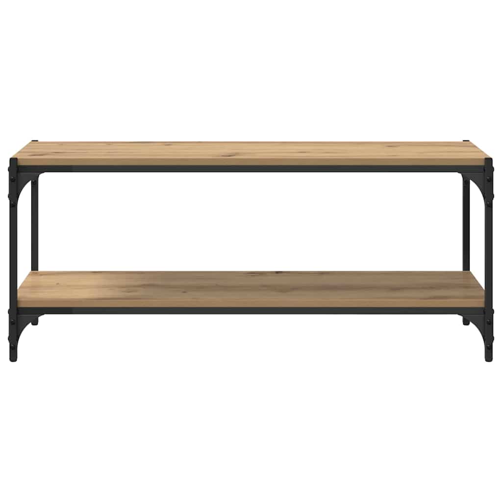 TV ormar Umjetnički hrast 100x33x41cm Obrađeno drvo i čelik