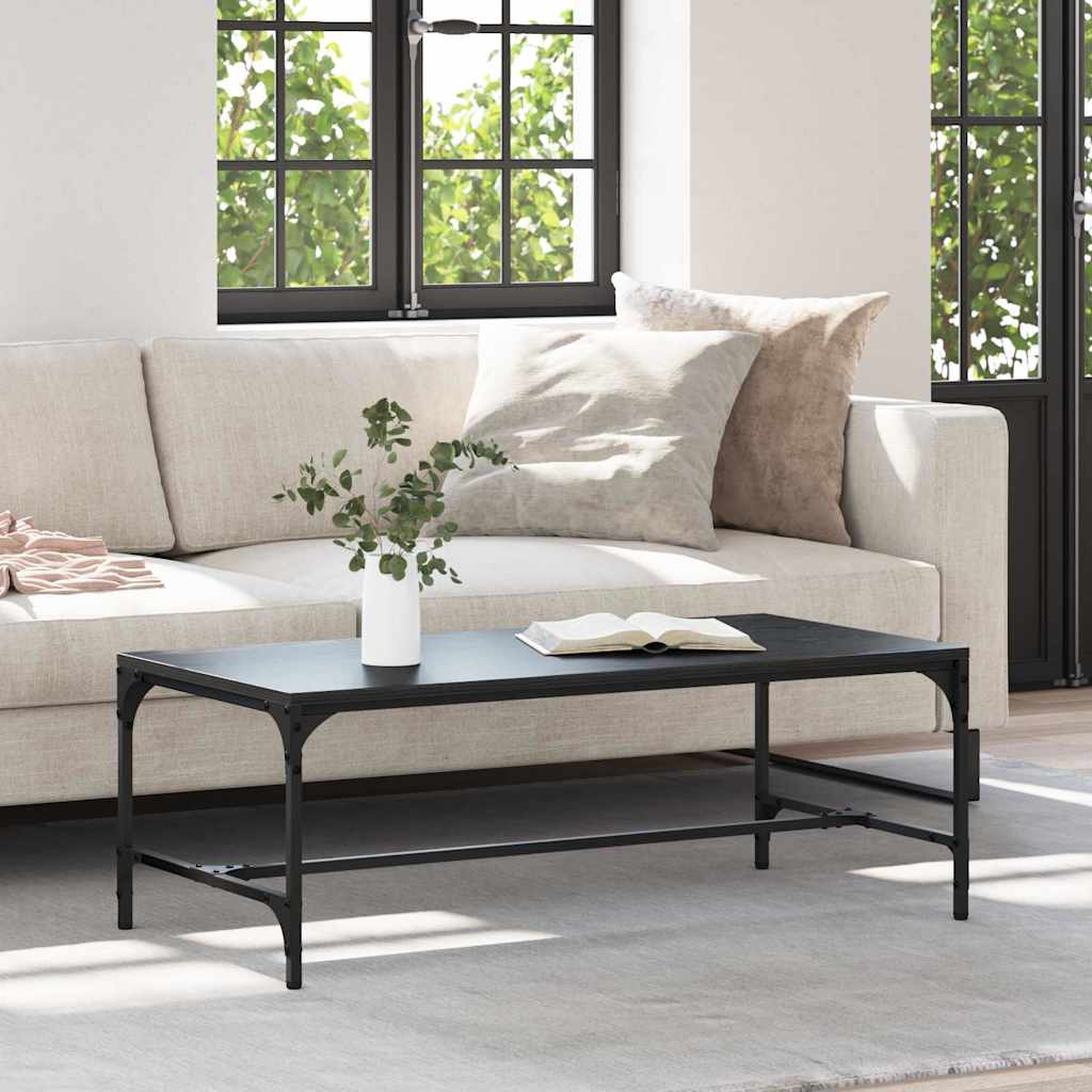 Kava Stol Crni hrast 100 x 50 x 35 cm Konstruirano drvo