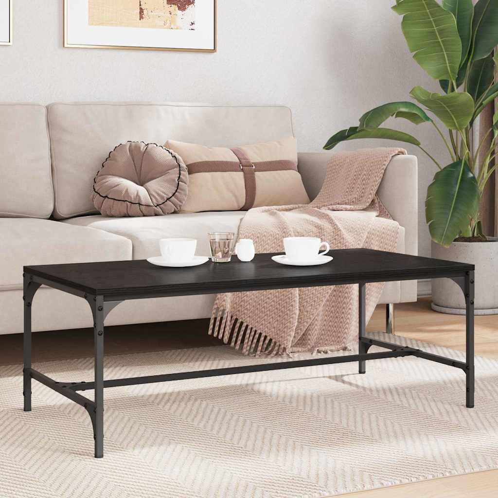 Kava Stol Crni hrast 100 x 50 x 35 cm Konstruirano drvo