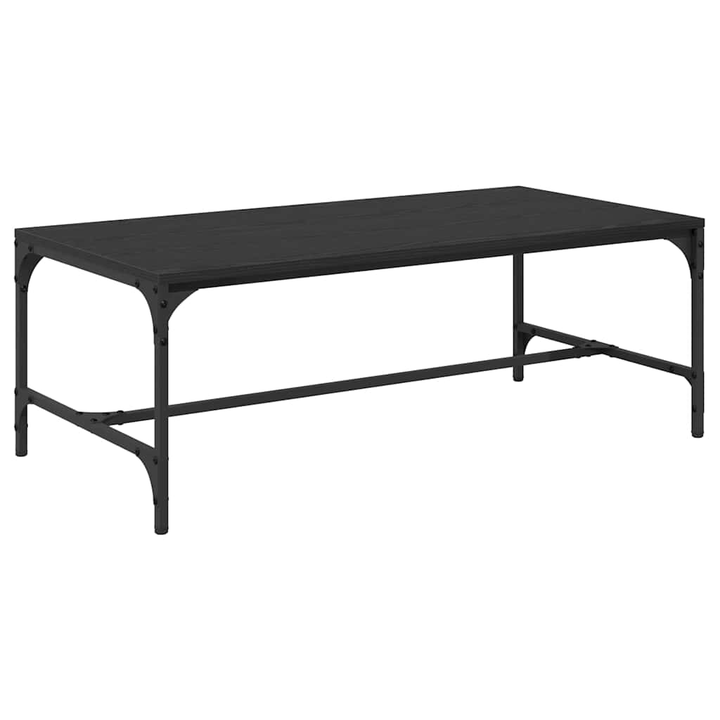 Kava Stol Crni hrast 100 x 50 x 35 cm Konstruirano drvo