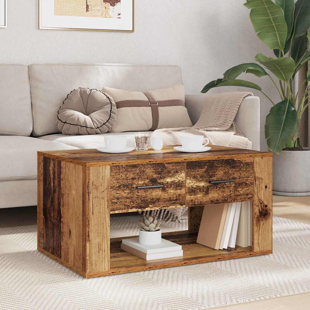 Kava Stol Staro drvo 80 x 50 x 40 cm Konstruirano drvo
