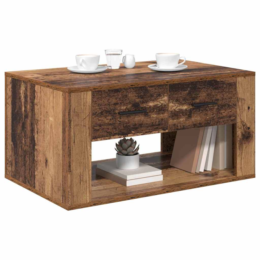 Kava Stol Staro drvo 80 x 50 x 40 cm Konstruirano drvo
