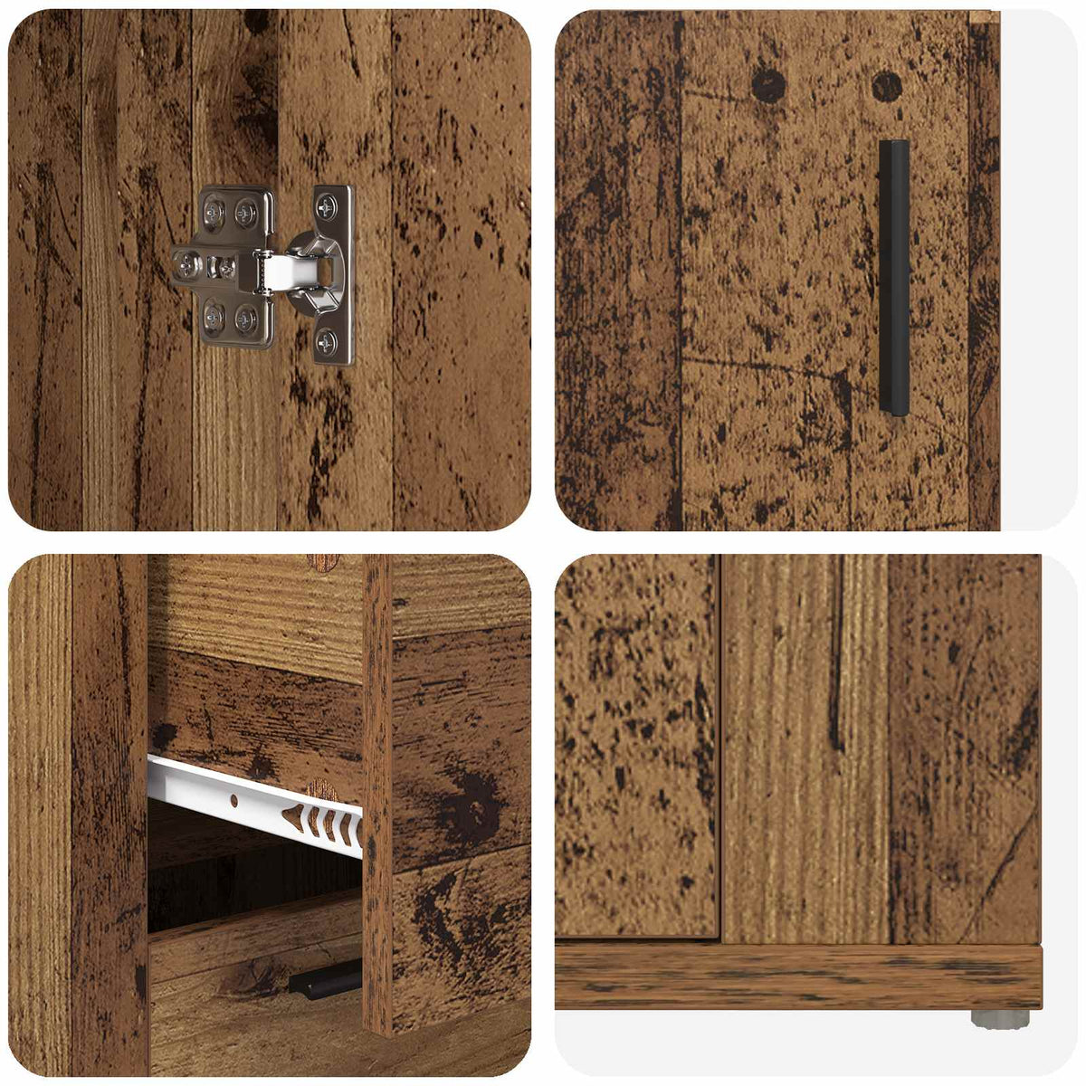Kreveta Staro drvo 100 x 33 x 59.5 cm Konstruirano drvo