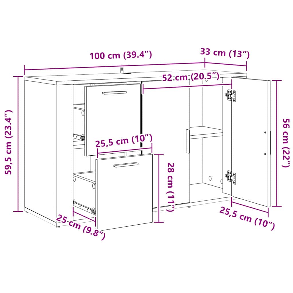 Kreveta Staro drvo 100 x 33 x 59.5 cm Konstruirano drvo