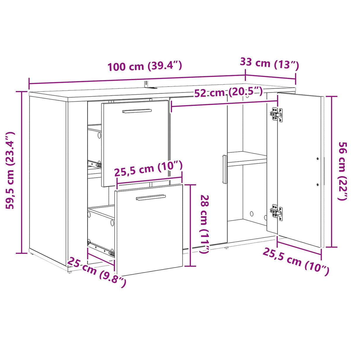 Kreveta Staro drvo 100 x 33 x 59.5 cm Konstruirano drvo