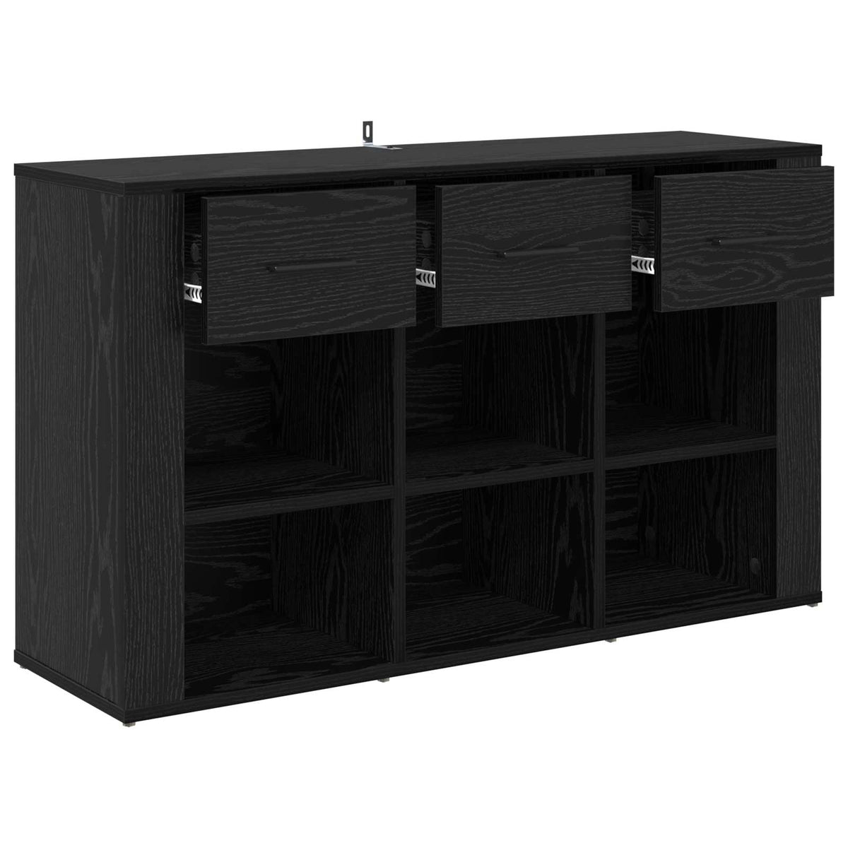 Kreveta Crni hrast 100 x 30 x 59,5 cm Konstruirano drvo