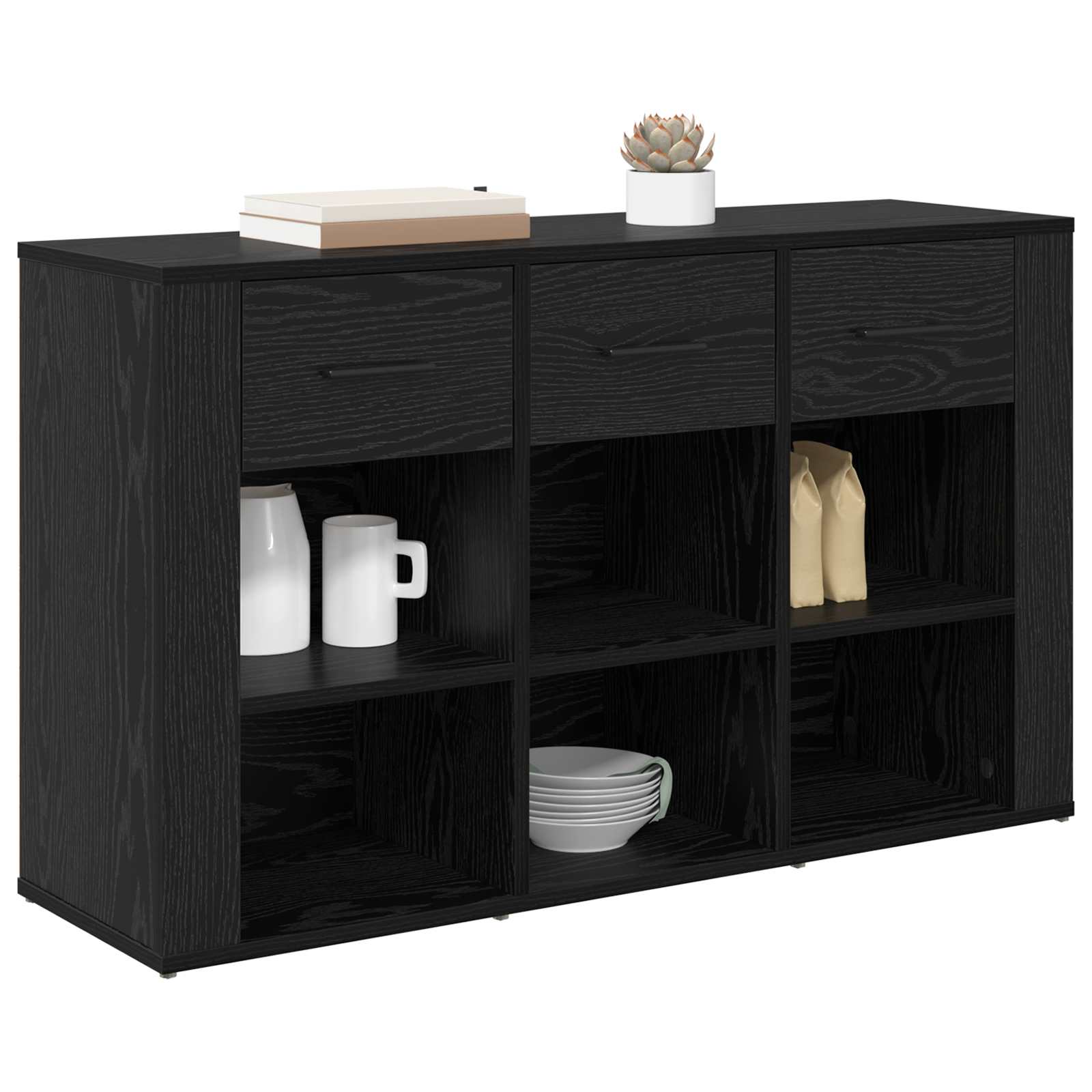 Kreveta Crni hrast 100 x 30 x 59,5 cm Konstruirano drvo
