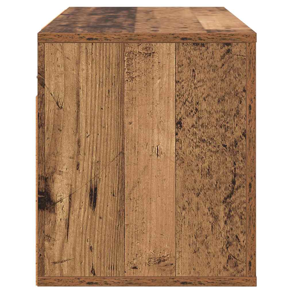 Ormar za TV montiran na zid Zidne Staro drvo 80 x 34.5 x 40 cm