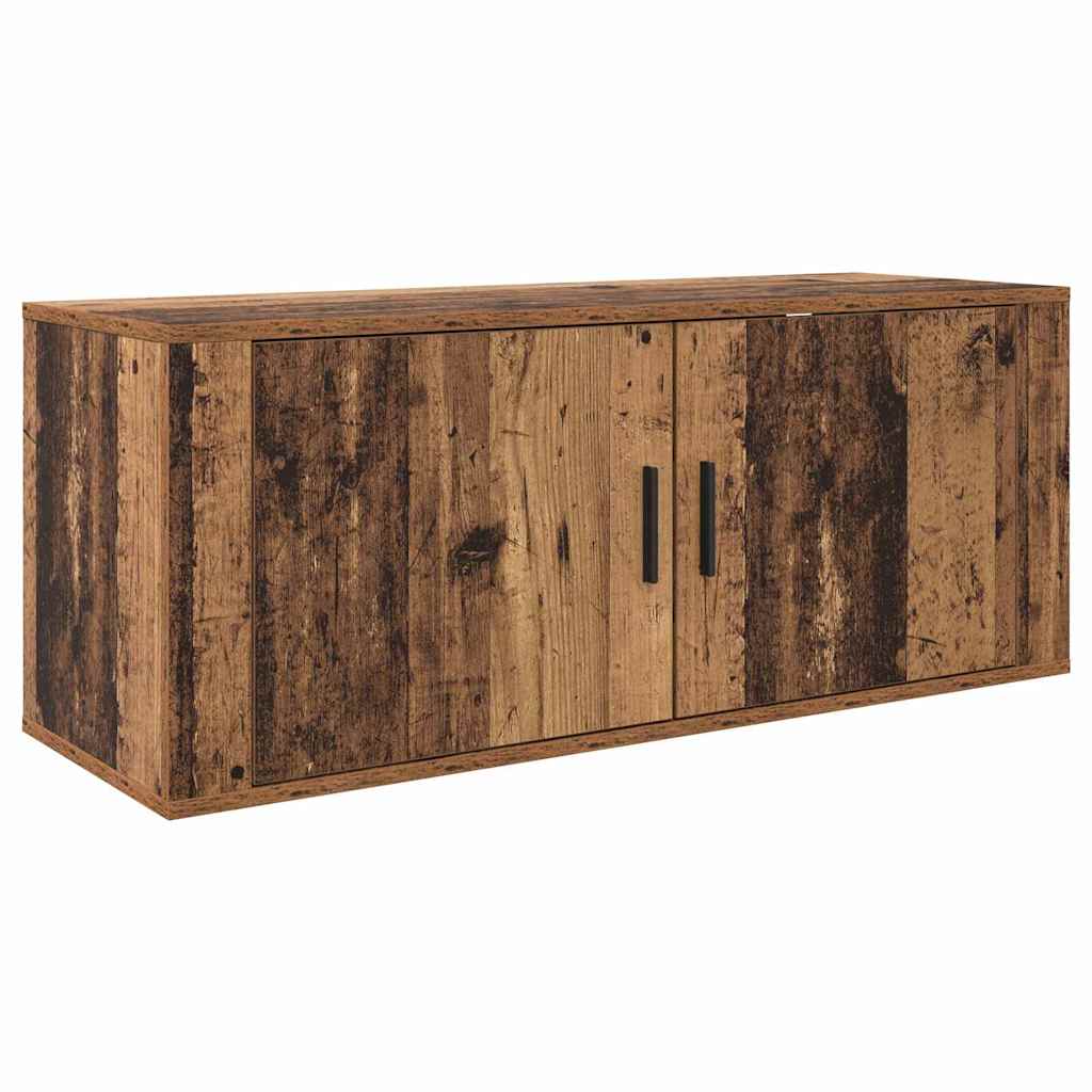 Ormar za TV montiran na zid Zidne Staro drvo 100 x 34,5 x 40 cm