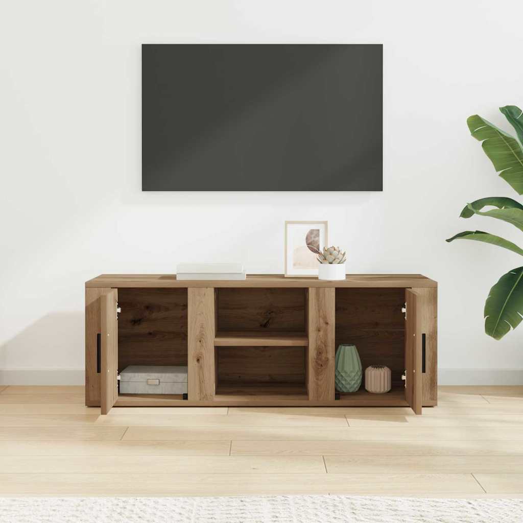 TV ormar Umjetnički hrast 100 x 31,5 x 35 cm Konstruirano drvo