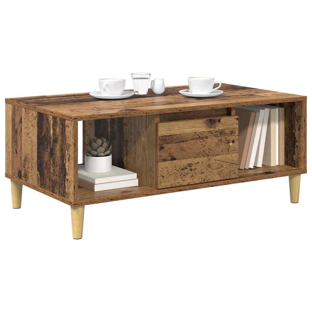 Kava Stol Staro drvo 90 x 50 x 26.5 cm Konstruirano drvo