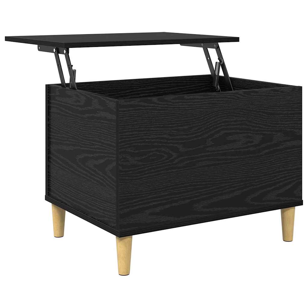 Noćni ormar Crni hrast 60 x 44,5 x 45 cm Konstruirano drvo