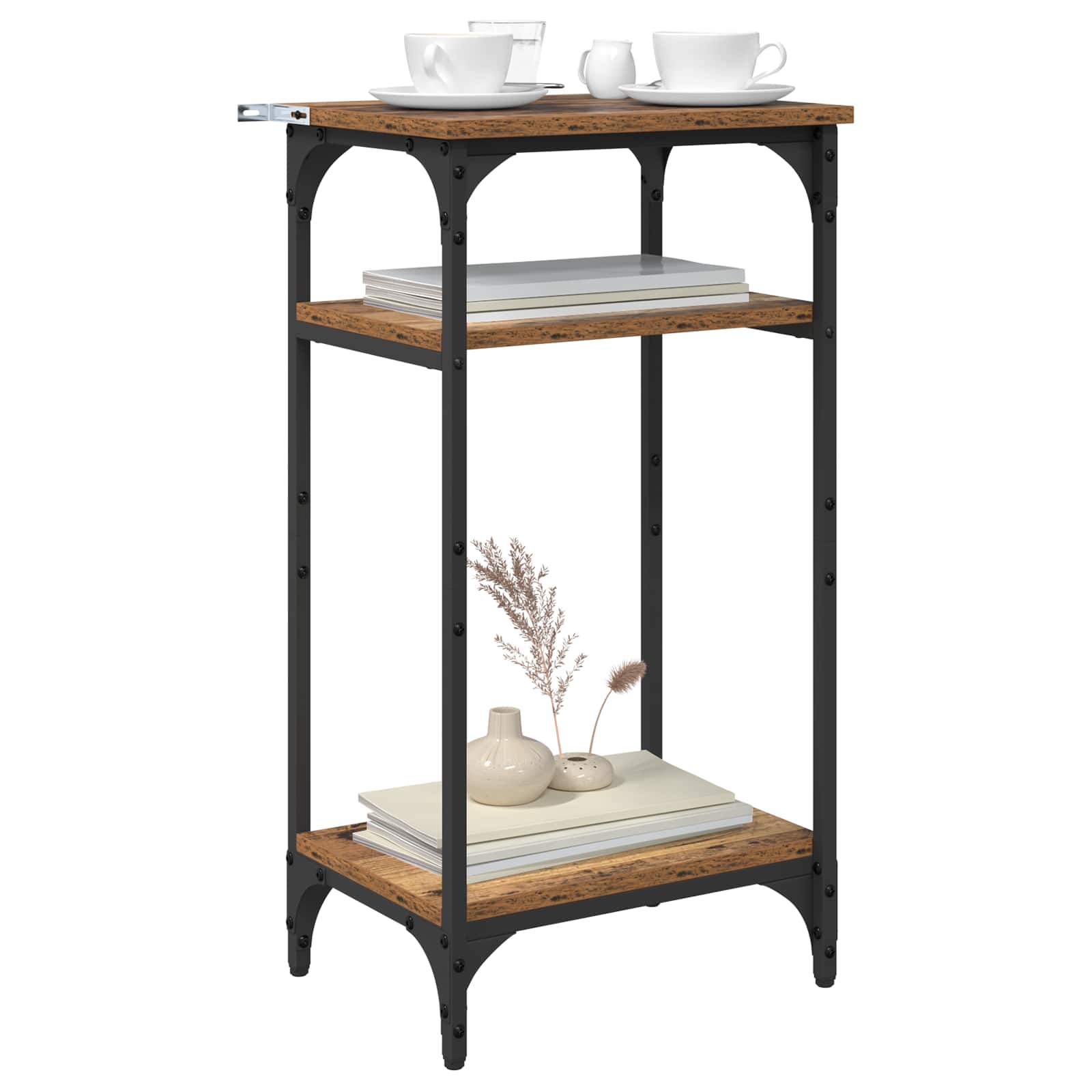 Bocni stol Staro drvo 40 x 30 x 75 cm Konstruirano drvo