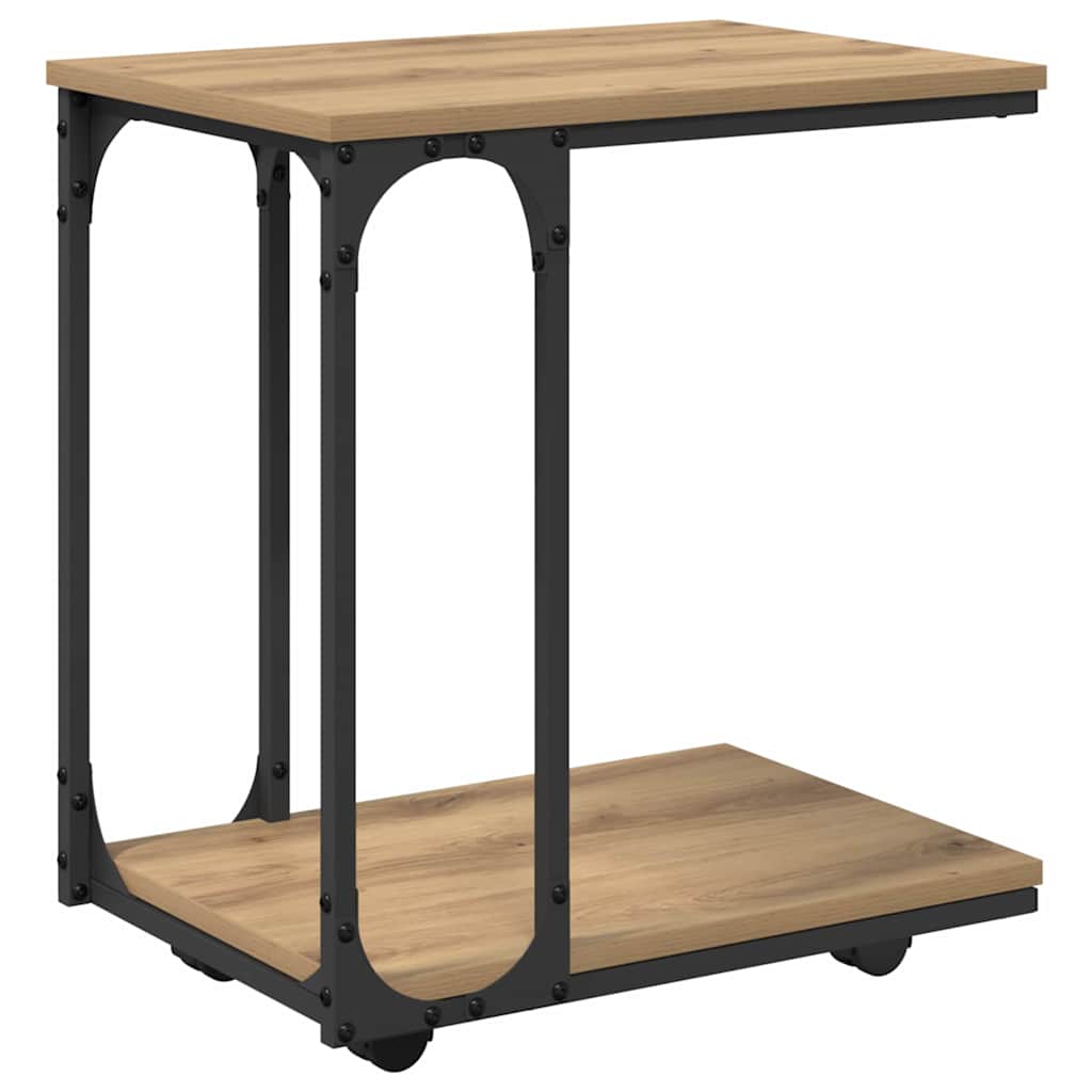 Bocni stol Umjetnički hrast 50 x 35 x 55.5 cm Konstruirano drvo
