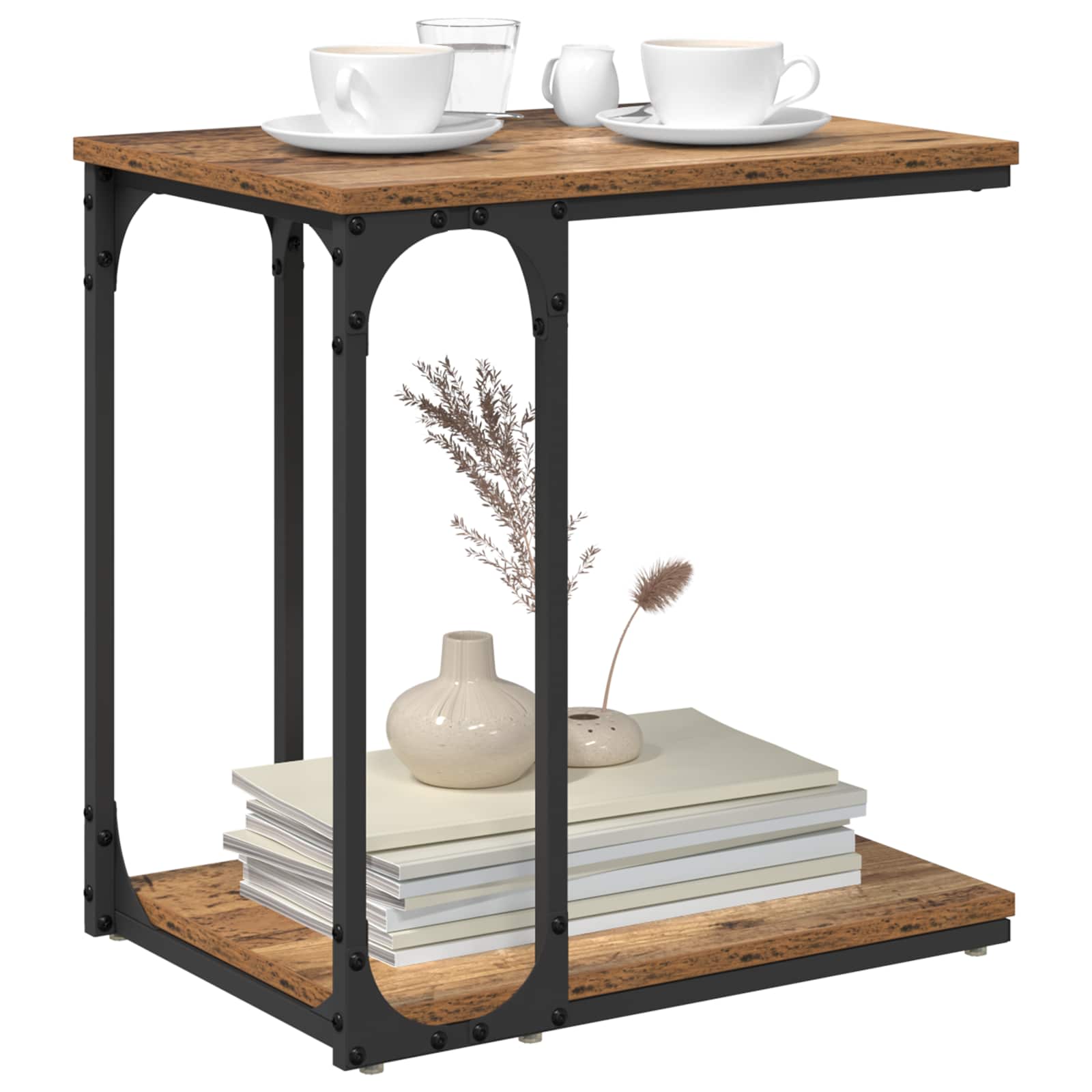 Bocni stol Staro drvo 50 x 35 x 52 cm Konstruirano drvo