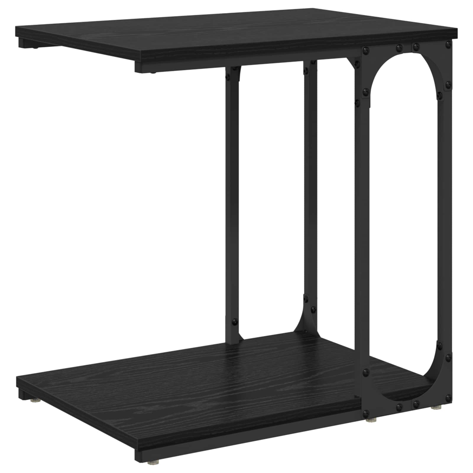Bocni stol Crni hrast 50 x 35 x 52 cm Konstruirano drvo