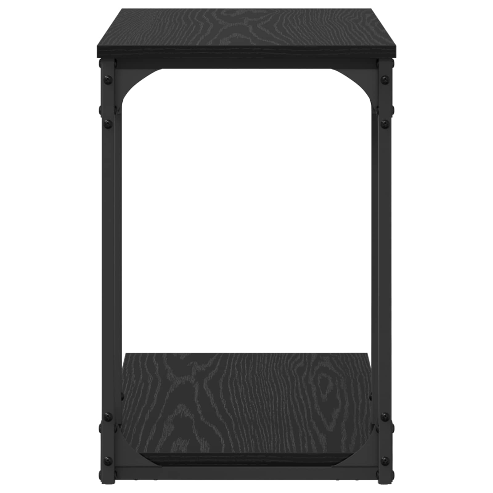 Bocni stol Crni hrast 50 x 35 x 52 cm Konstruirano drvo