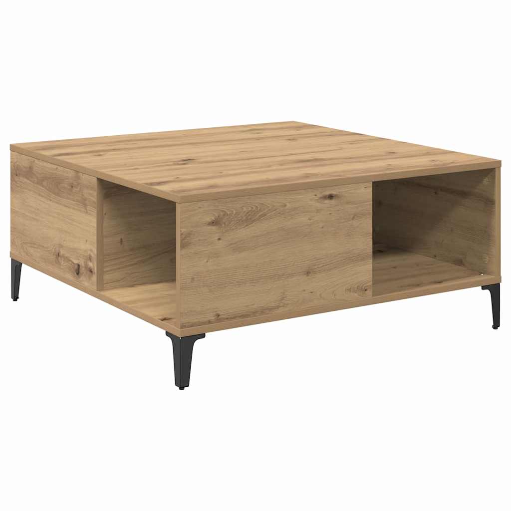 Kava Stol Umjetnički hrast 80 x 80 x 36,5 cm Konstruirano drvo