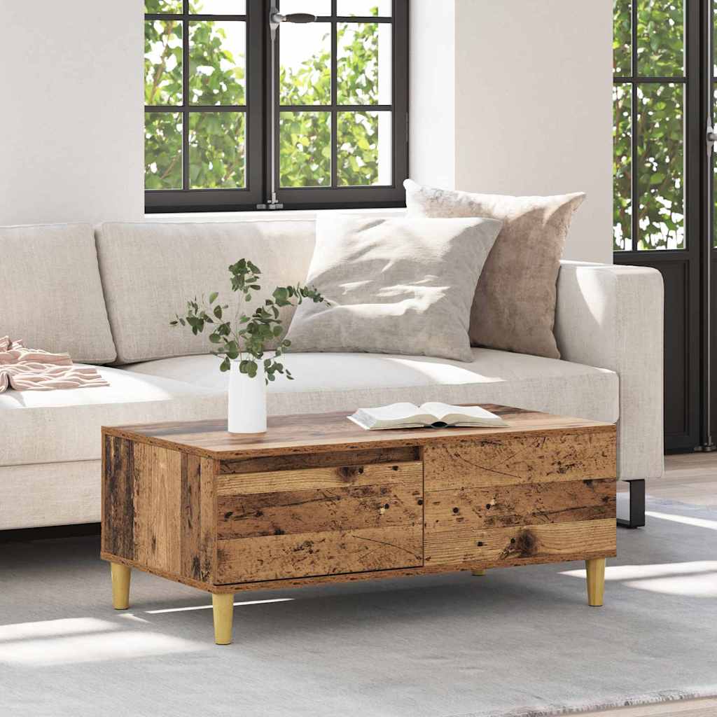 Kava Stol Staro drvo 90 x 50 x 35 cm Konstruirano drvo