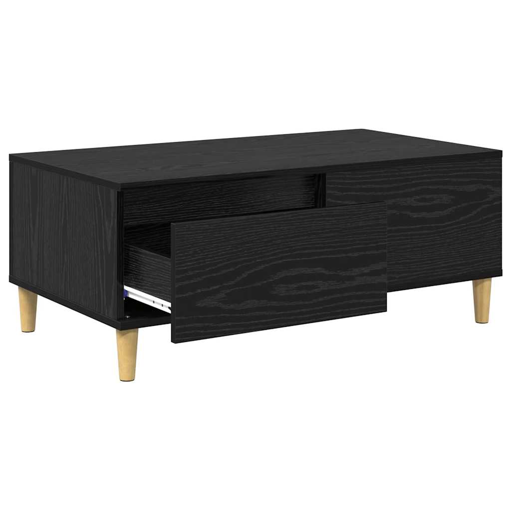 Kava Stol Crni hrast 90 x 50 x 35 cm Konstruirano drvo