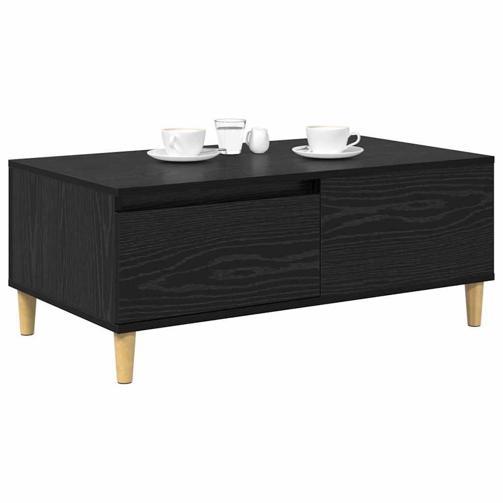 Kava Stol Crni hrast 90 x 50 x 35 cm Konstruirano drvo