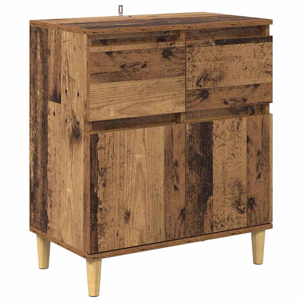 Kreveta s ladicama Staro drvo 60 x 35 x 70 cm Konstruirano drvo