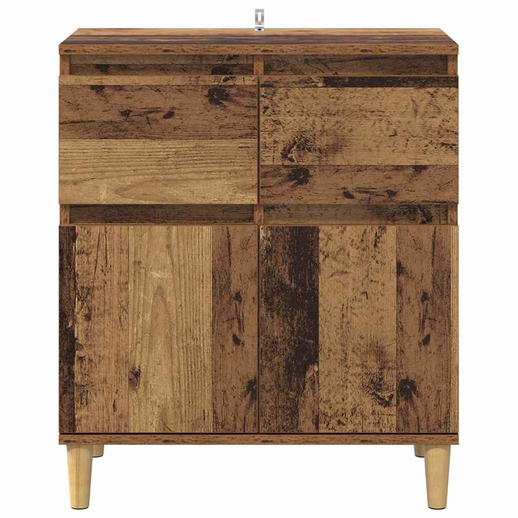 Kreveta s ladicama Staro drvo 60 x 35 x 70 cm Konstruirano drvo